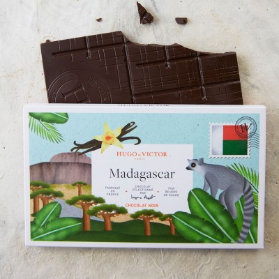 Tablette Madagascar 64% sans lécithine de soja