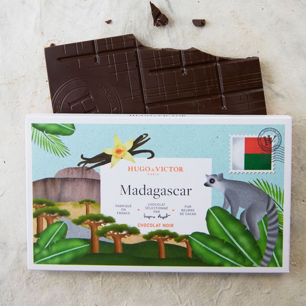Chocolats artisanaux - Tablette Madagascar 64% sans...