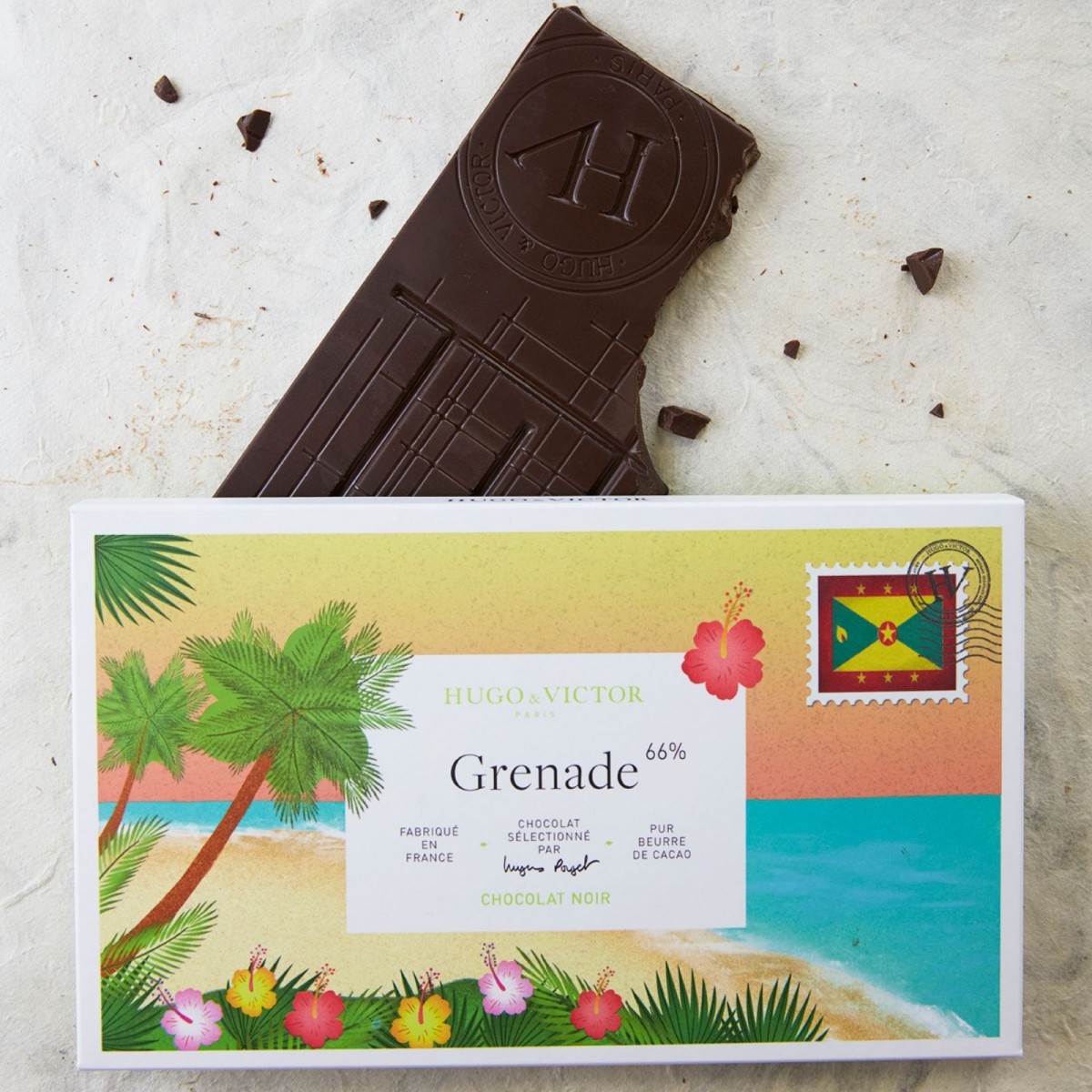 Chocolats artisanaux - Tablette Grenade 65% sans lécithine ...