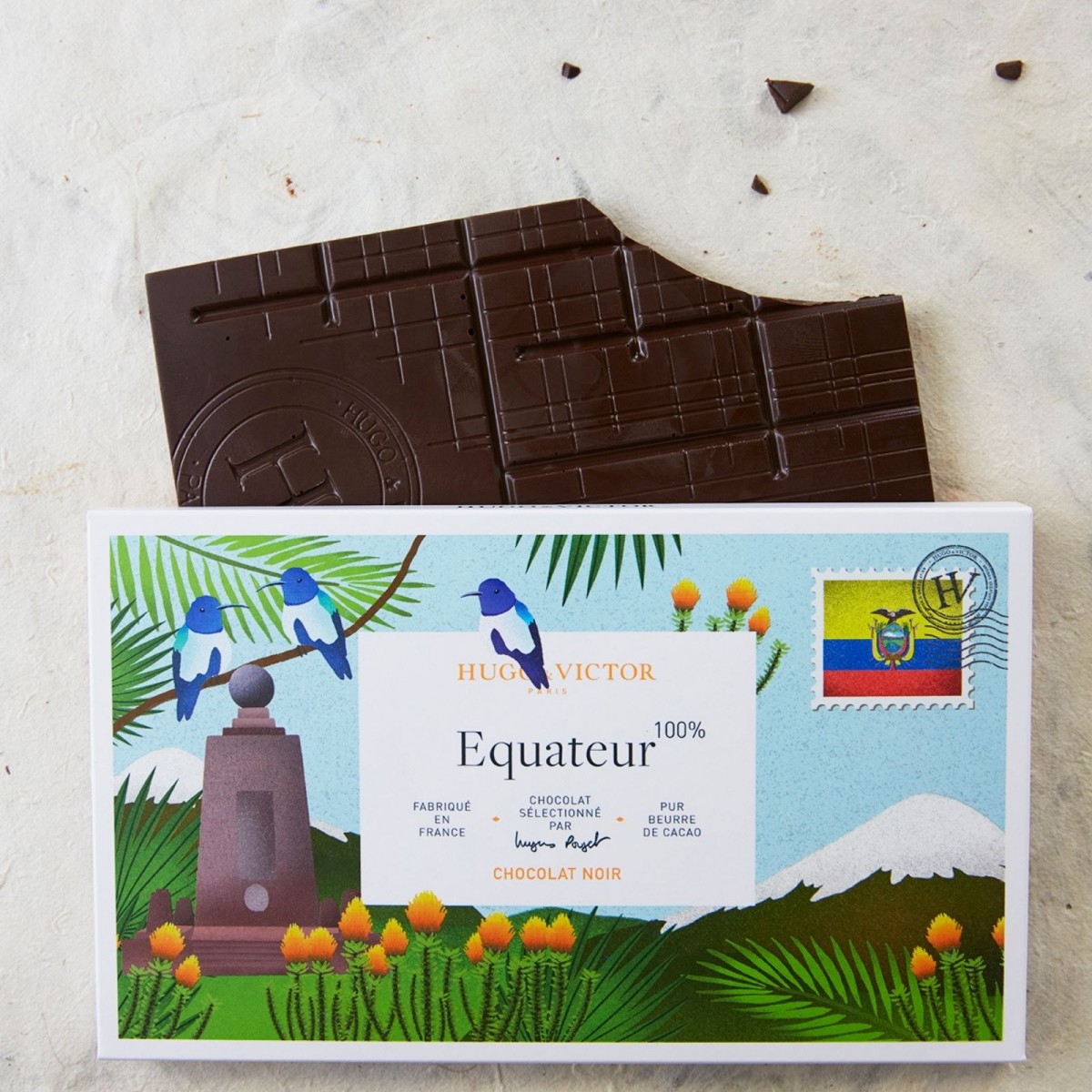 Chocolats artisanaux | Tablette Équateur 100% sans ...
