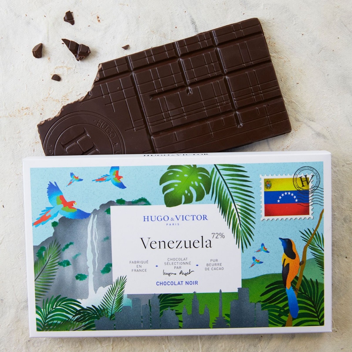 Chocolats artisanaux - Tablette Venezuela 72% sans...