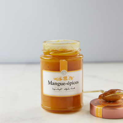 Marmelade artisanale Mangue Passion épices douces