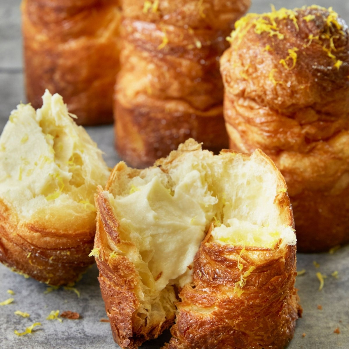 Brioche feuilletée garnie Citron - Pâtissier de Luxe - Paris