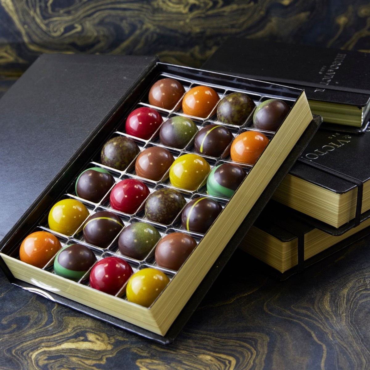 Carnet 6 Sphères en chocolat artisanal - Chocolatier de Luxe – Paris