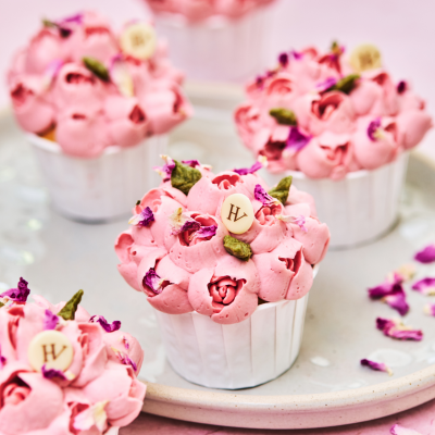 Cupcake Rose Framboise
