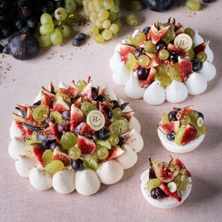 Pâtisseries Hugo & Victor | Pavlova Méditerranéenne Figue & Raisin