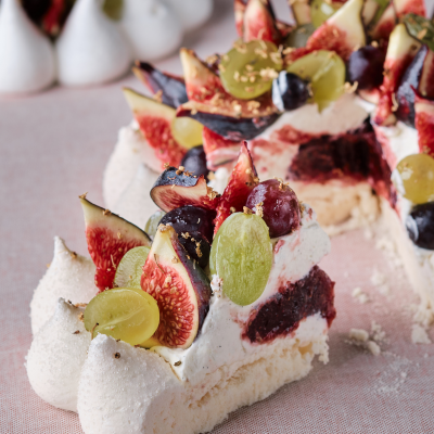 Pavlova Méditerranéenne Figue & Raisin