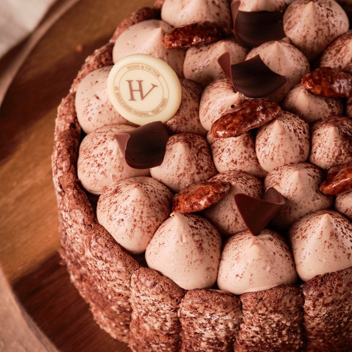 Pâtisseries Hugo & Victor | Charlotte Chocolat-Vanille