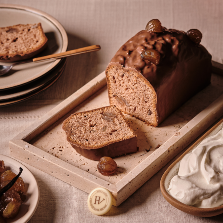 Cake Marron - Marrons glacés - Pâtissier Chocolatier de Luxe - Paris