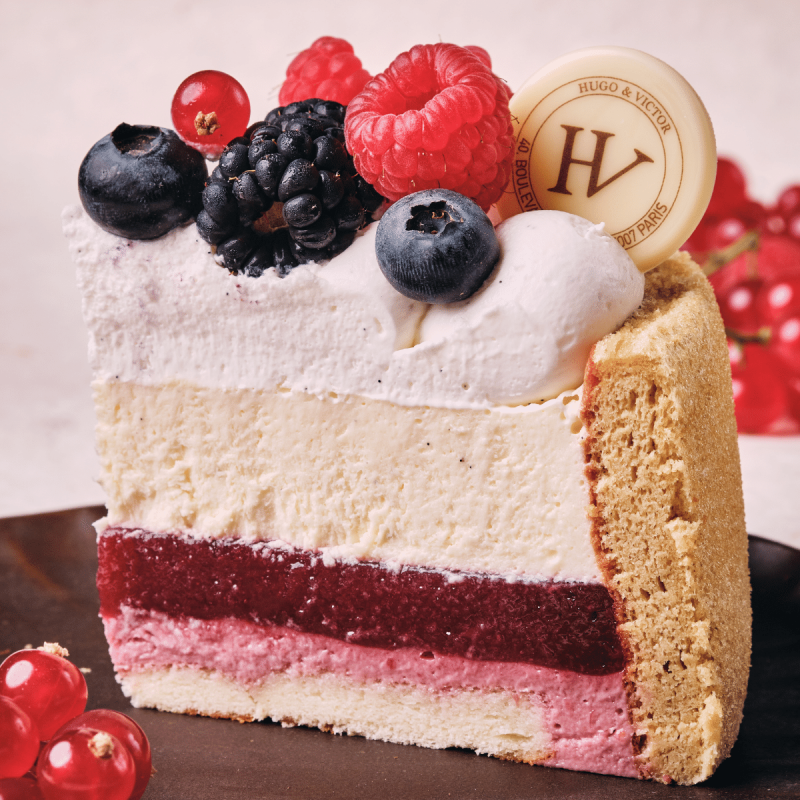 Charlotte Framboise-Vanille dessert à partager - Pâtissier de Luxe