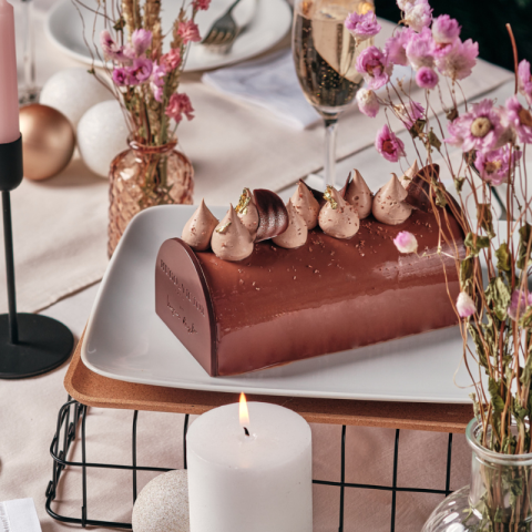 Bûche Chocolat - Pâtissier Chocolatier de Luxe - Paris