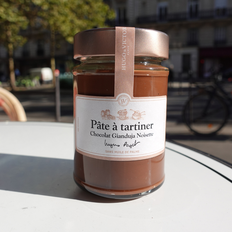 Pâte à tartiner Gianduja Noisette Lait - Artisan chocolatier - Paris