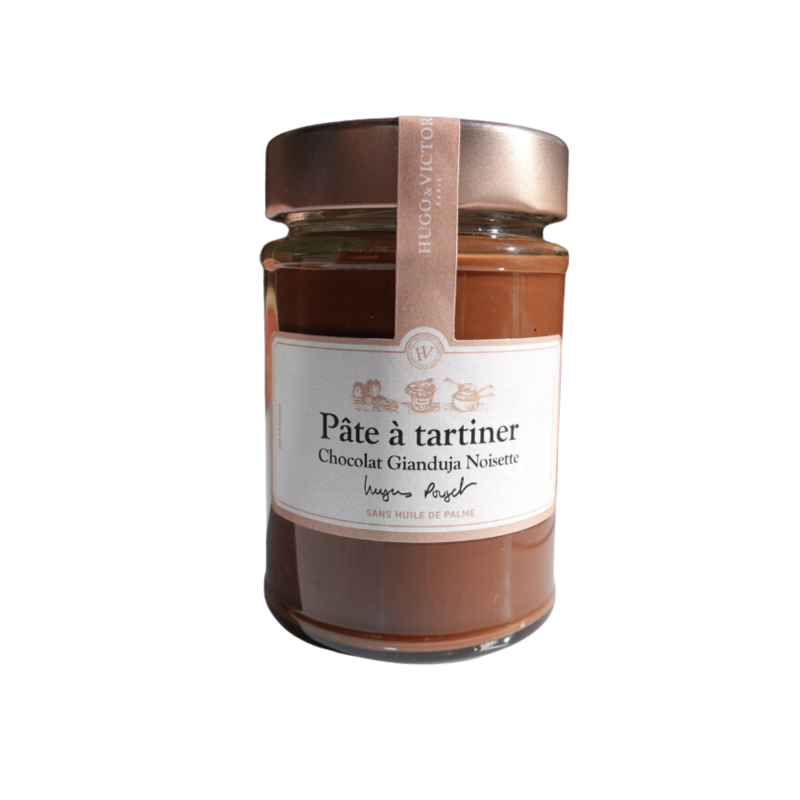 Pâte à tartiner Gianduja Noisette Lait - Artisan chocolatier - Paris