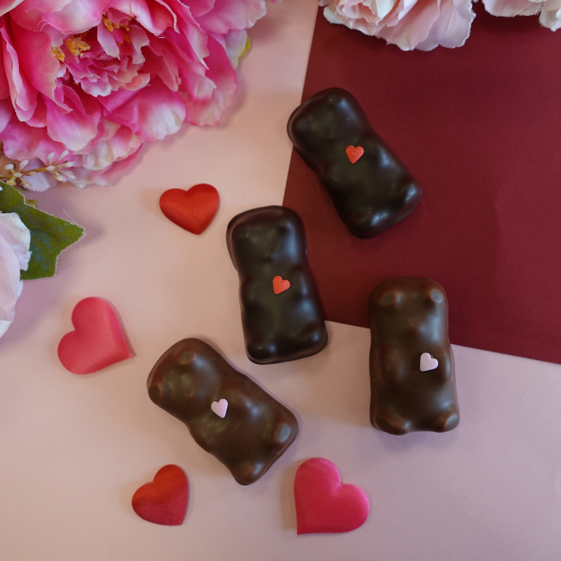 Oursons en Guimauve Saint-Valentin | Chocolat Artisanal