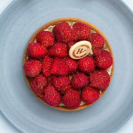 Tarte Framboise à la vanille de Madagascar - Pâtisserie de Luxe